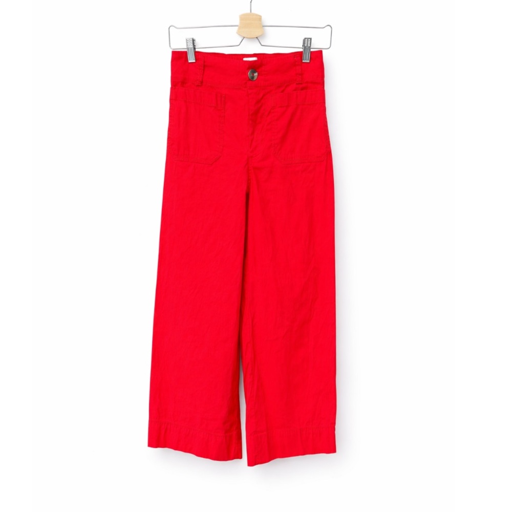 Maeve The Colette Pants Red Anthropologie Valentines Day Trousers - Picture 2 of 6